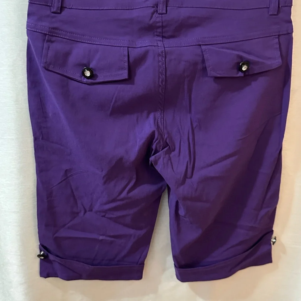 QQMY Purple 5/6 Long Shorts - Picture 2 of 2